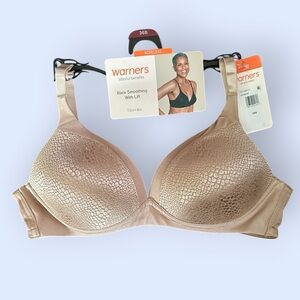 Warner’s 36B Wireless T-shirt Bra Back Smoothing with Lift NWT